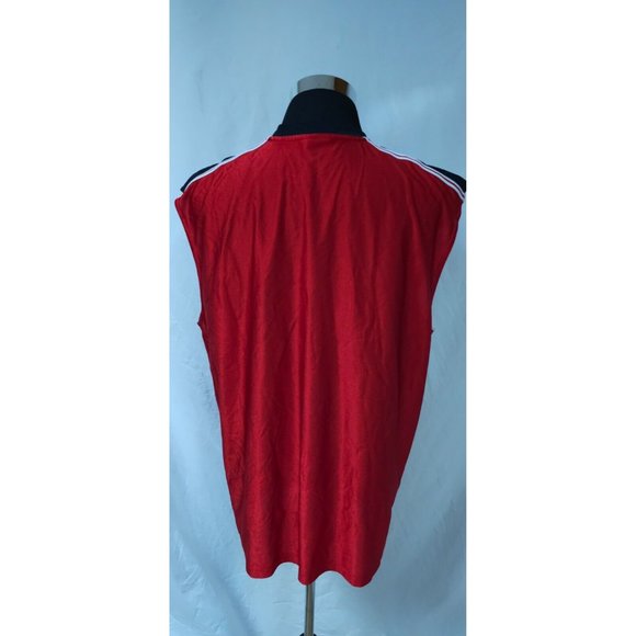 Chase Authentics Dale Earnhardt Jr 8 Large Red V-Neck Nascar Sleeveless Shirt - Picture 7 of 15